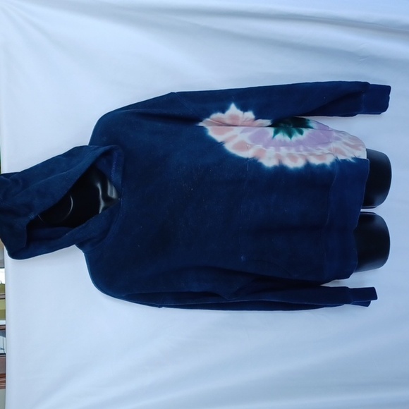 Wildfox Ombre Tie dye Hoodie Sweatshirt Blue Pink Purple Green - Picture 1 of 8